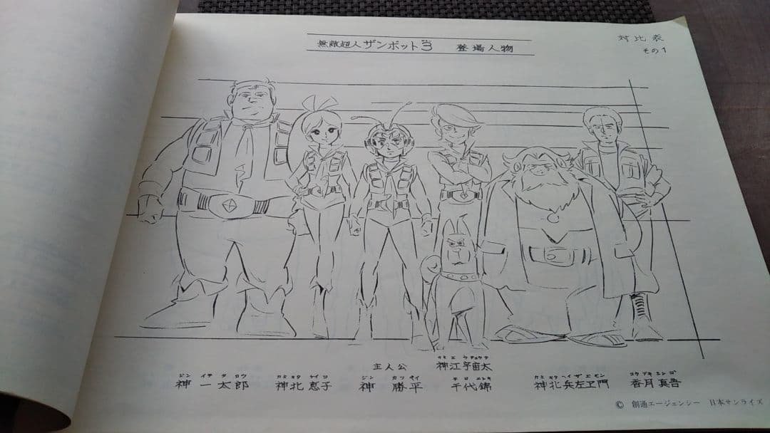テレビアニメーション 無敵 超人 ザンボット 3 設定資料集