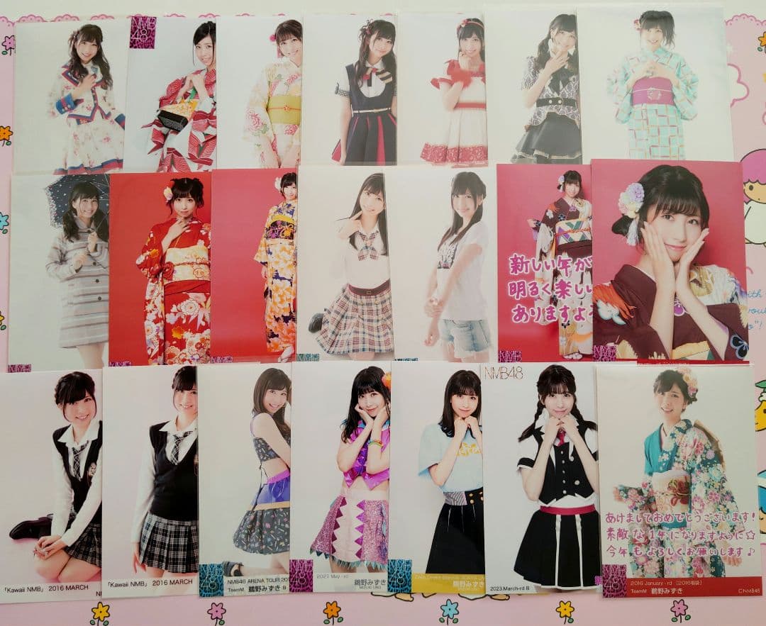 NMB48 ♡鵜野みずき♡ 生写真 缶バッジ まとめ売り