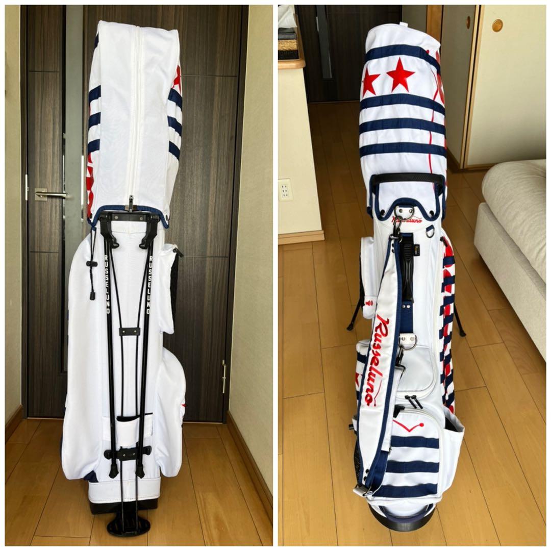 美品希少ラッセルノRusseluno スタンド型キャディバッグ　完売品　ルチャ