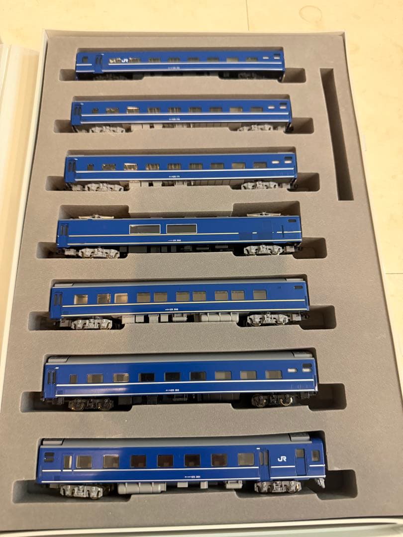 TOMIX 92940さよならあさかぜ　限定品セット中古品　室内灯取り付け済み