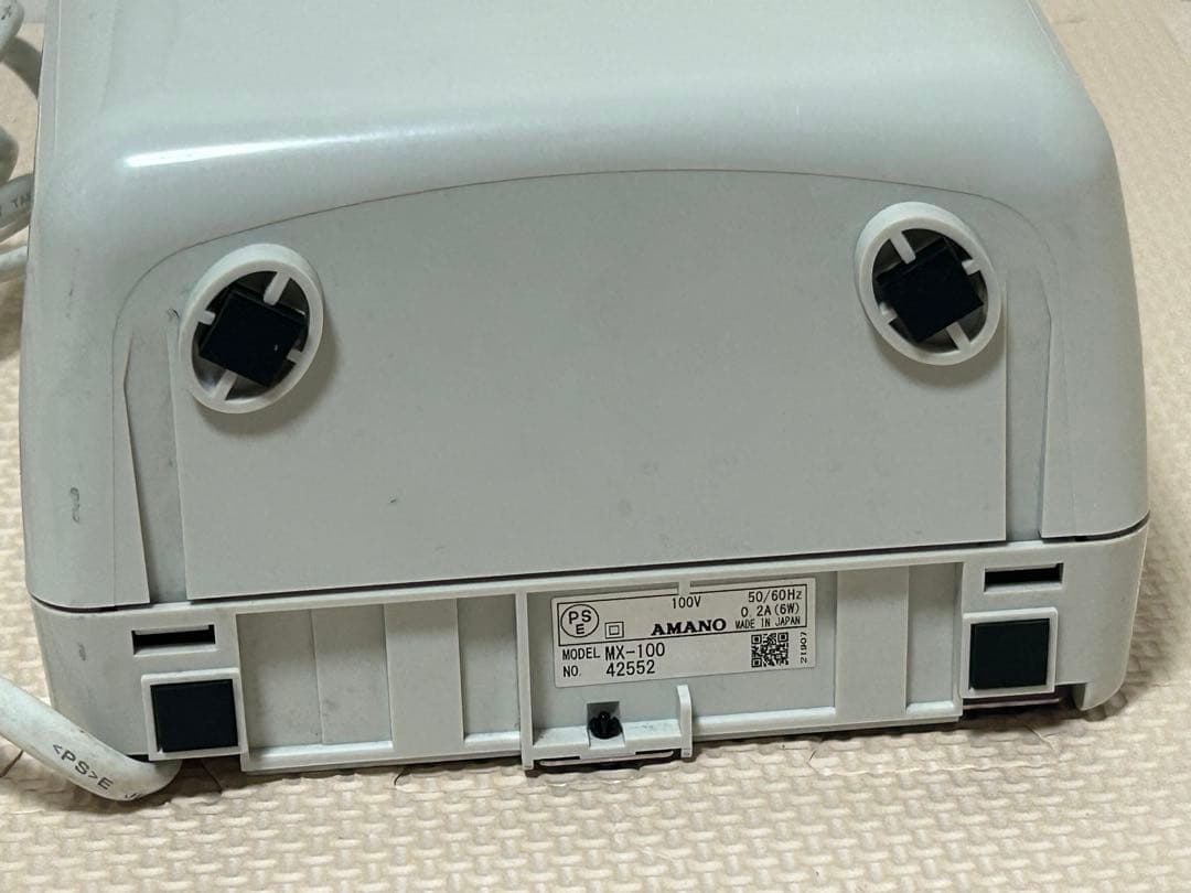 AMANO アマノ　タイムレコーダー　MX-100 印字OK