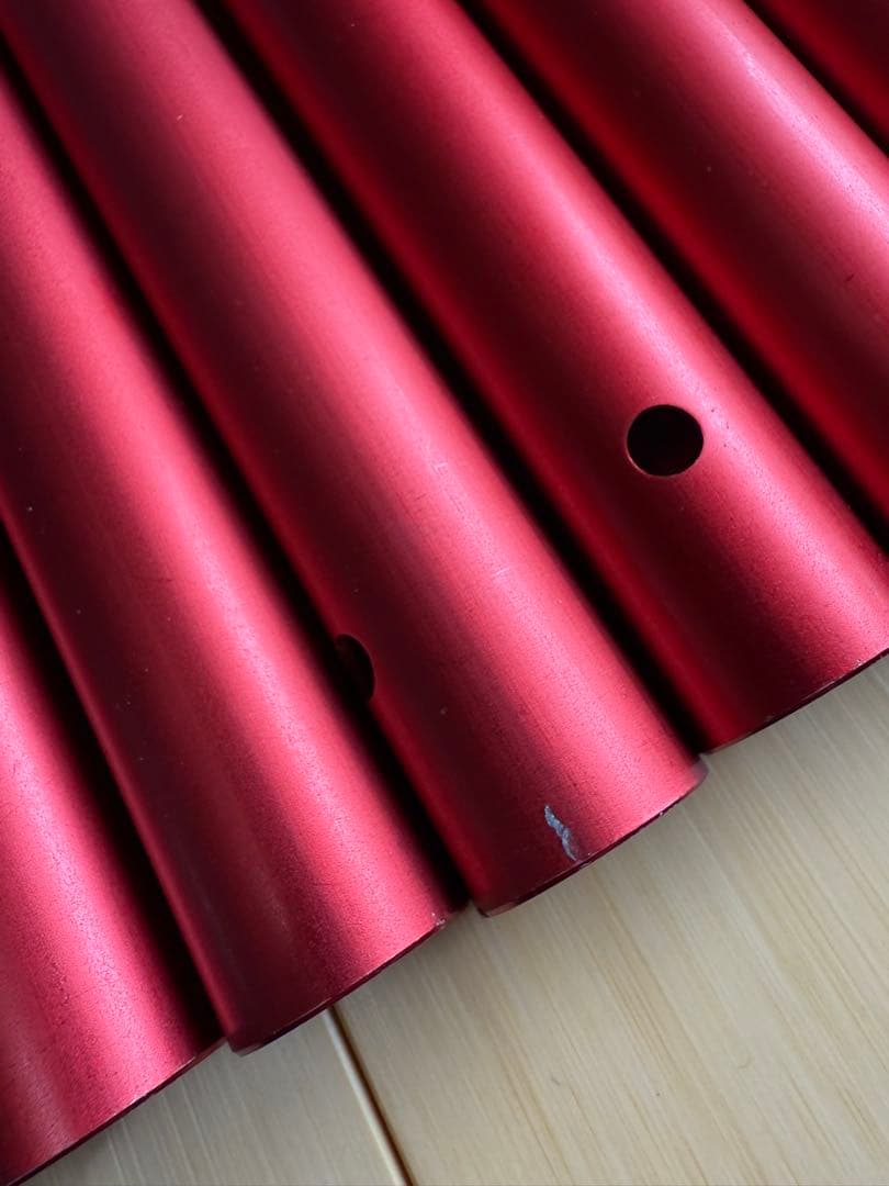 【美品】 peak スノーピーク　ウイングポールレッド280 2本セット