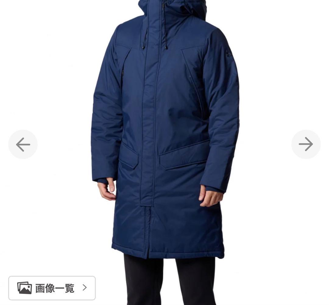 アンダーアーマー　UAロングコート　ベンチコート　アウター　M ネイビー　紺色