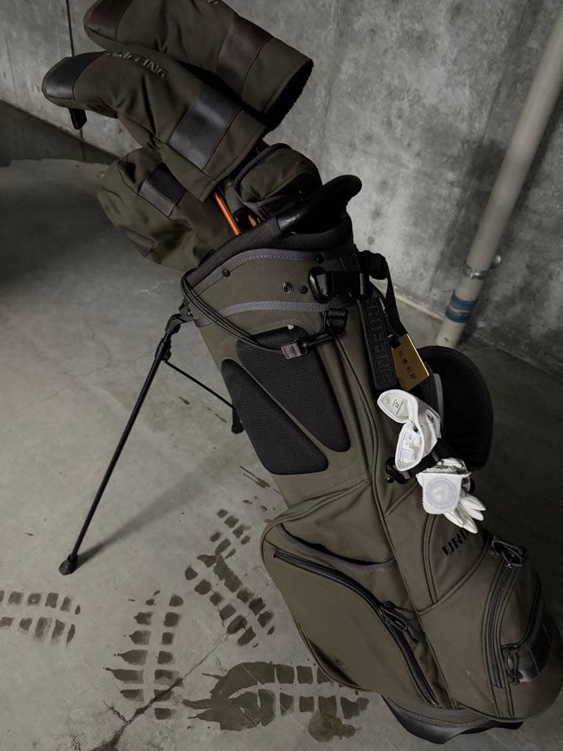 BRIEFING CR-4 キャディバッグセット オリーブ色