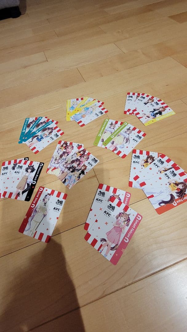 ウマ娘 KFC ケンタッキー 特典カード9種類セット サイン入り&コンプリート
