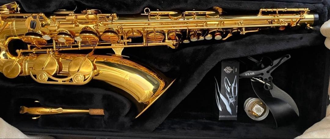 テナーサックス本体➕マウスピース(セルマー)リガチャー(ウッドストーン)付