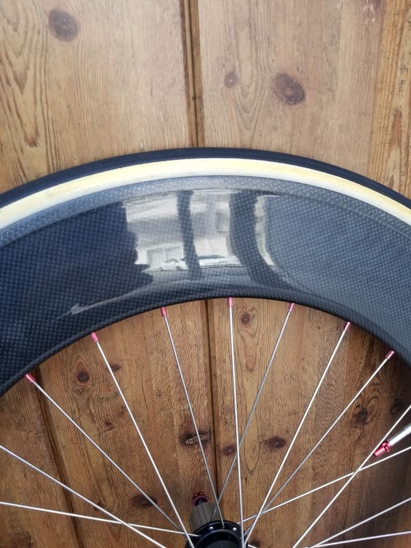カーボン チューブラー リアホイール TNI 85mm