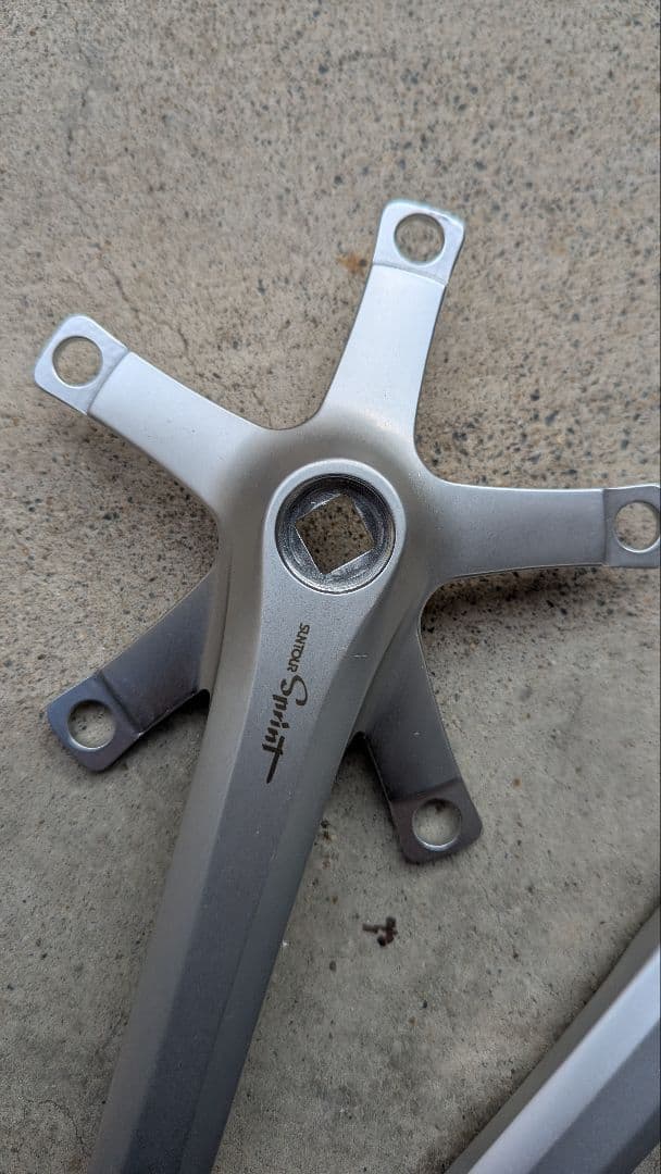 新品 SUNTOUR SPRINT サンツアー スプリント クランク 165