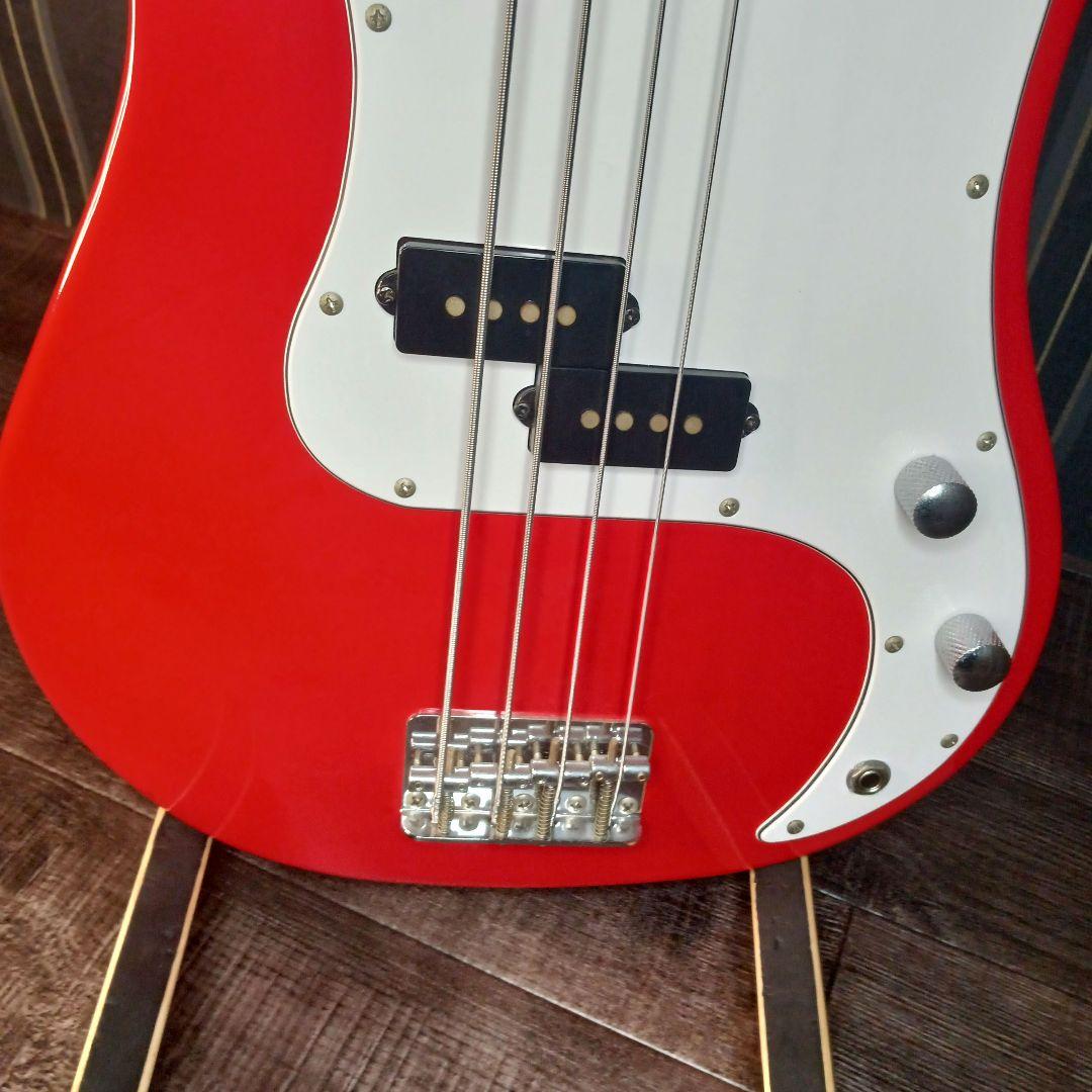 PLAYTECH プレイテック 赤 エレキベース アンプ 初心者一式セット