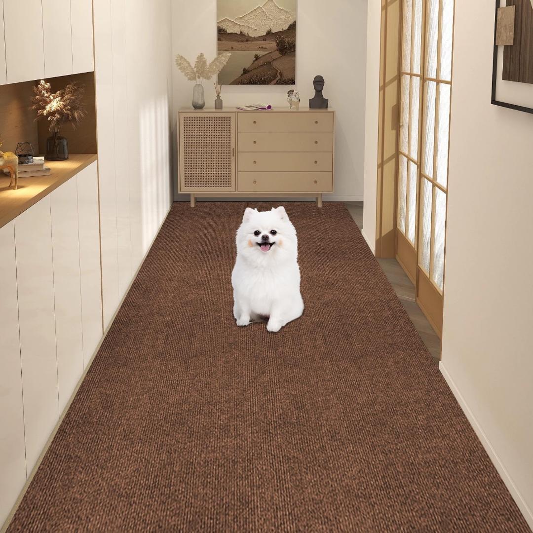 置くと吸着！裁断出来るマルチロールカーペット 廊下カーペット 90×600㎝