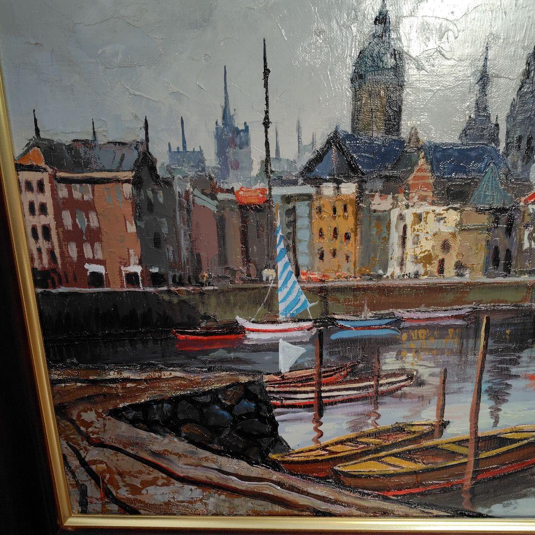 【極美品】絵画　曳野豊重　日本近代美術家連盟　第3114　登録済証有り