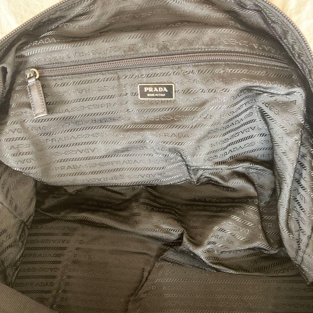 PRADA ブラック ナイロン ボストンバッグ　鍵付き　美品