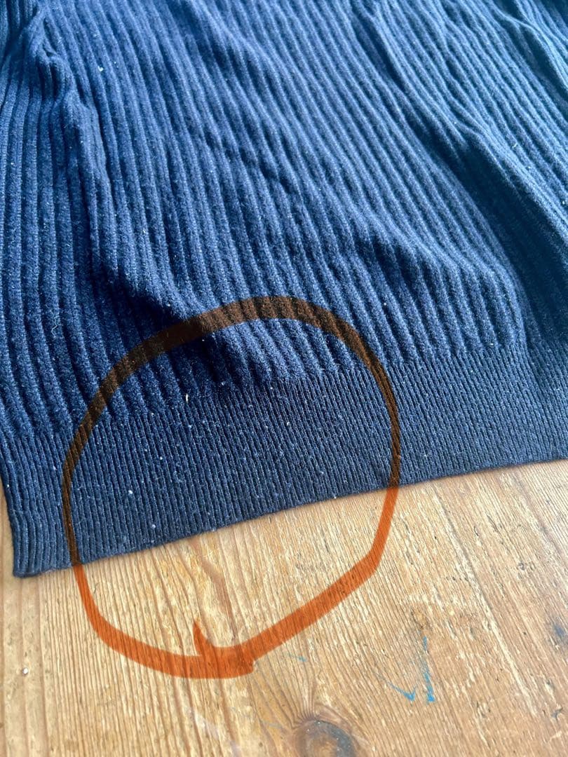 ■ マスターバニー　メンズ　L ネイビー　ゴルフ　 ニット カシミヤ　5 紺