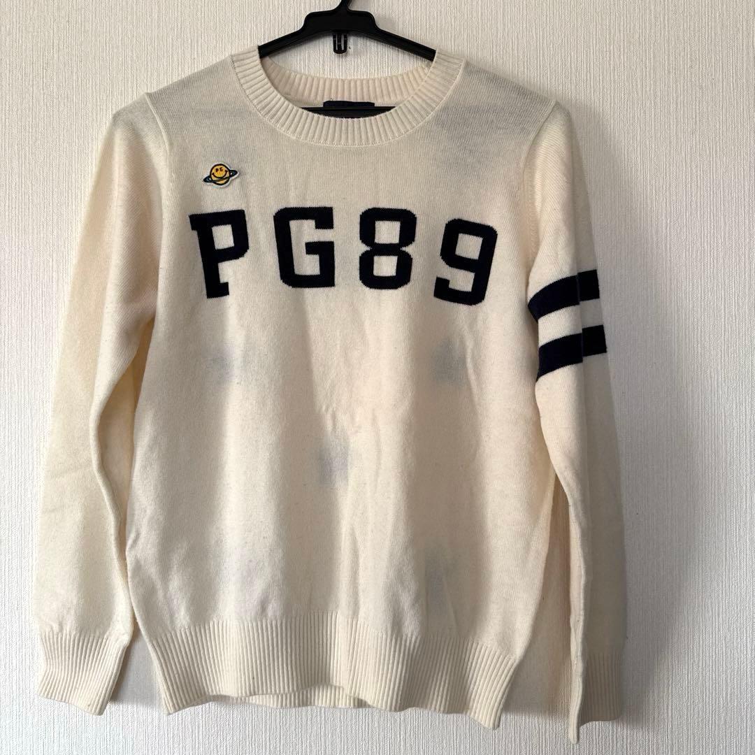 PEARLY GATES パーリーゲイツ　星柄　カシミヤニット