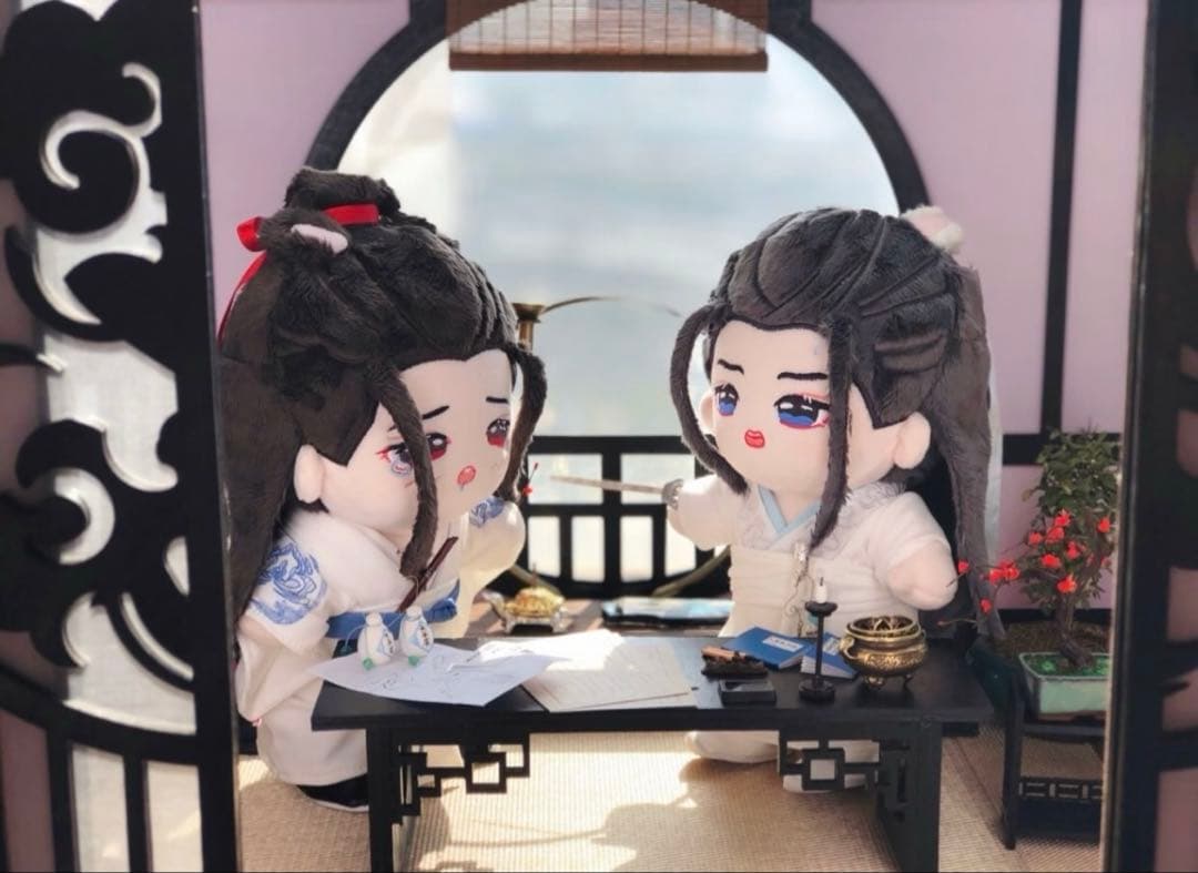 激レア　20cmぬいぐるみ　スケルトン　藍忘機　魏無羨　　陳情令