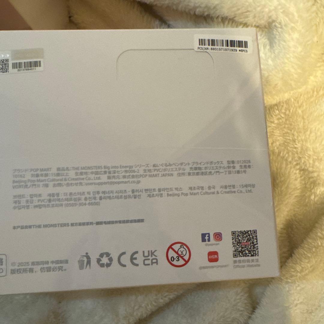 正規品 ラブブ アソートボックス Big into energy 内箱未開封