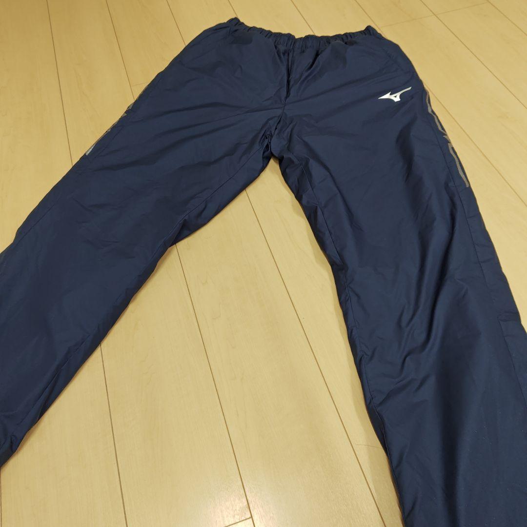 MIZUNOブレスサーモ中綿入りトレーニングウェア上下ネイビー/2XL