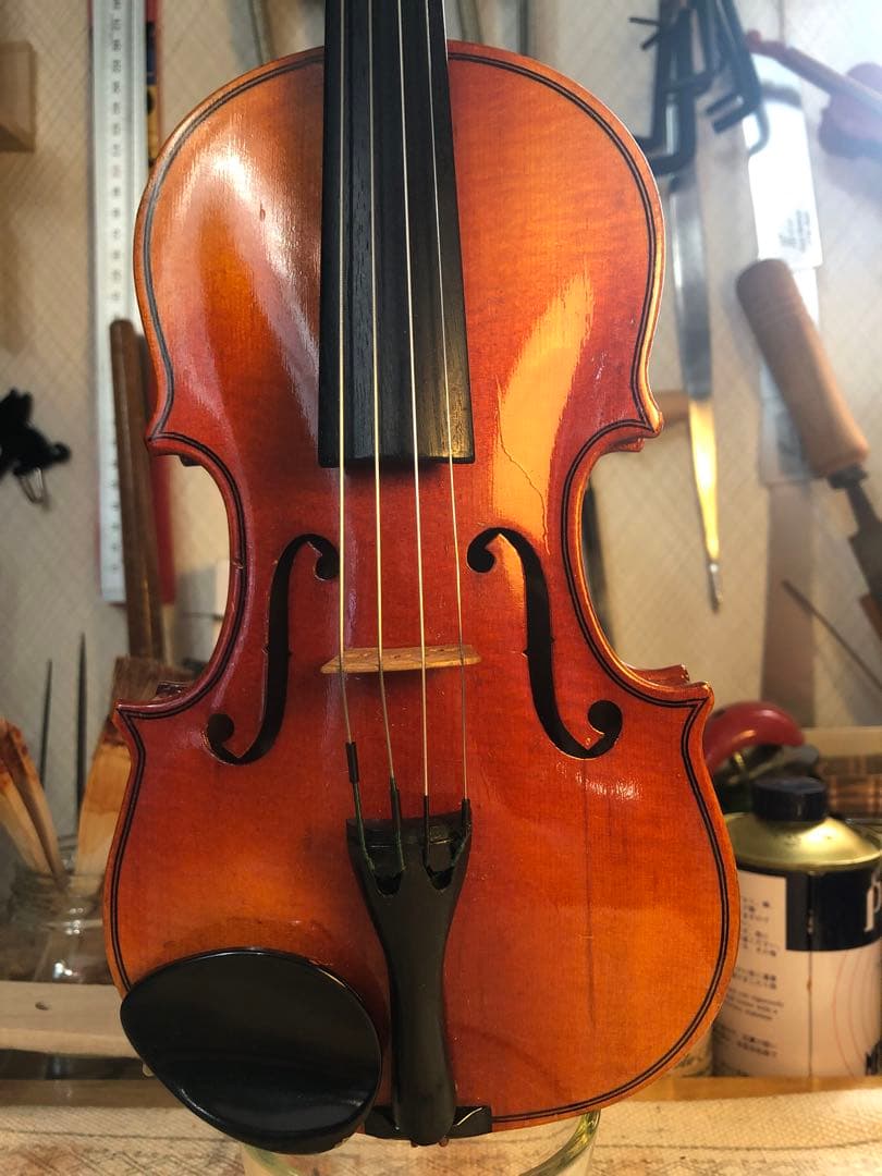 【駒&魂柱調整済】Suzuki分数バイオリンNo280 1/16 1989