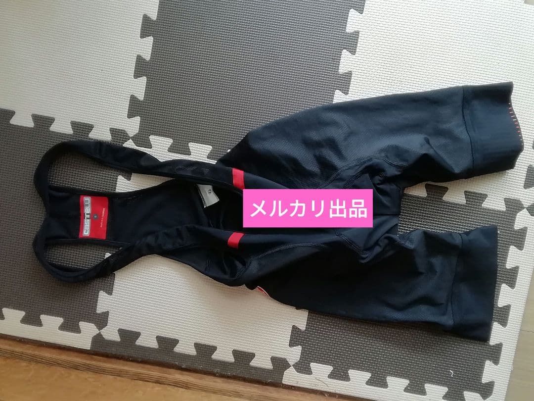Castelli competizone bib black Sサイズ