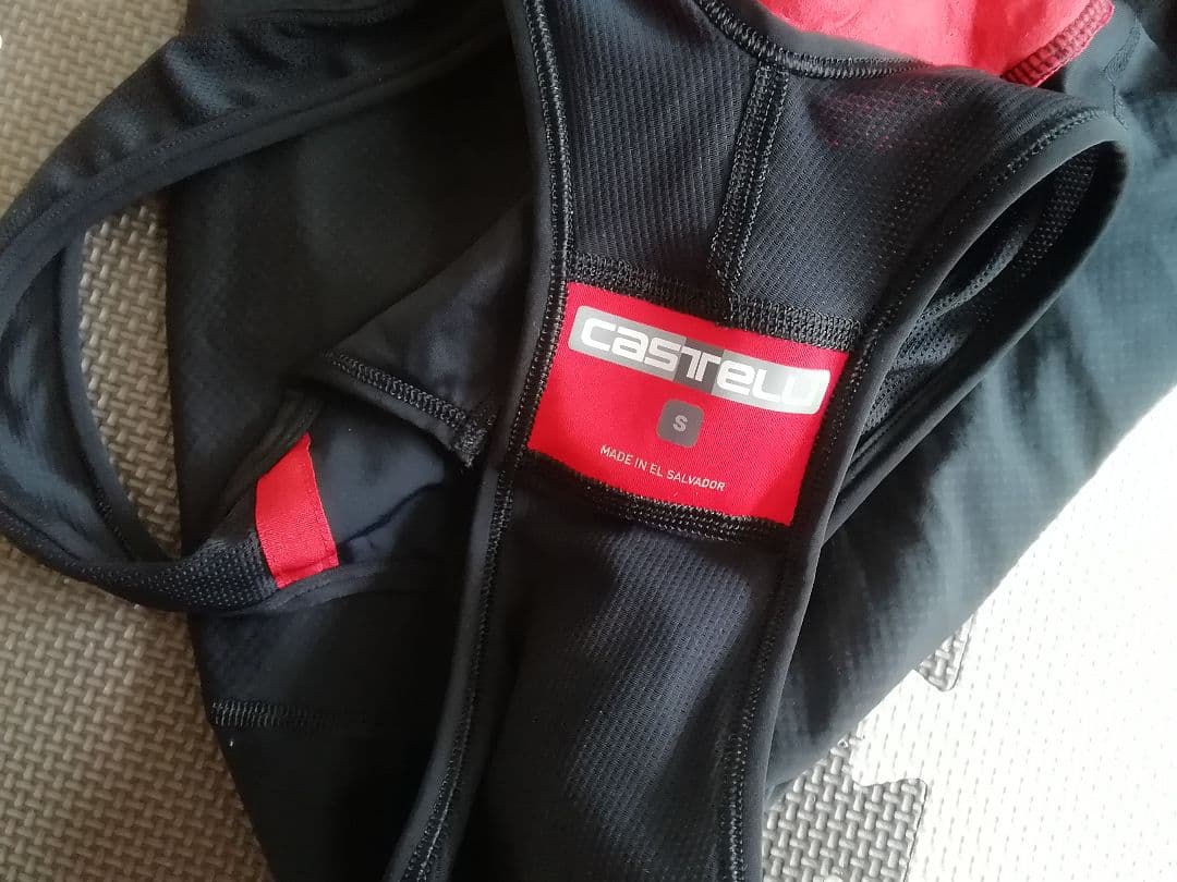Castelli competizone bib black Sサイズ