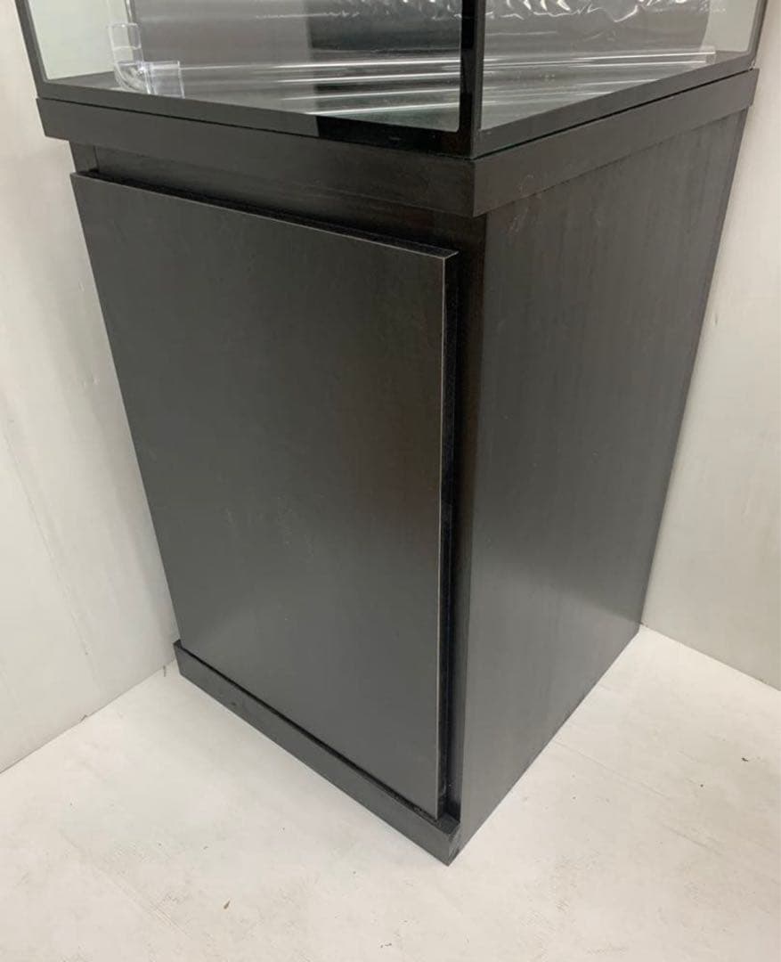 450×450×450㎜オールガラスオーバーフロー水槽セット　ブラック