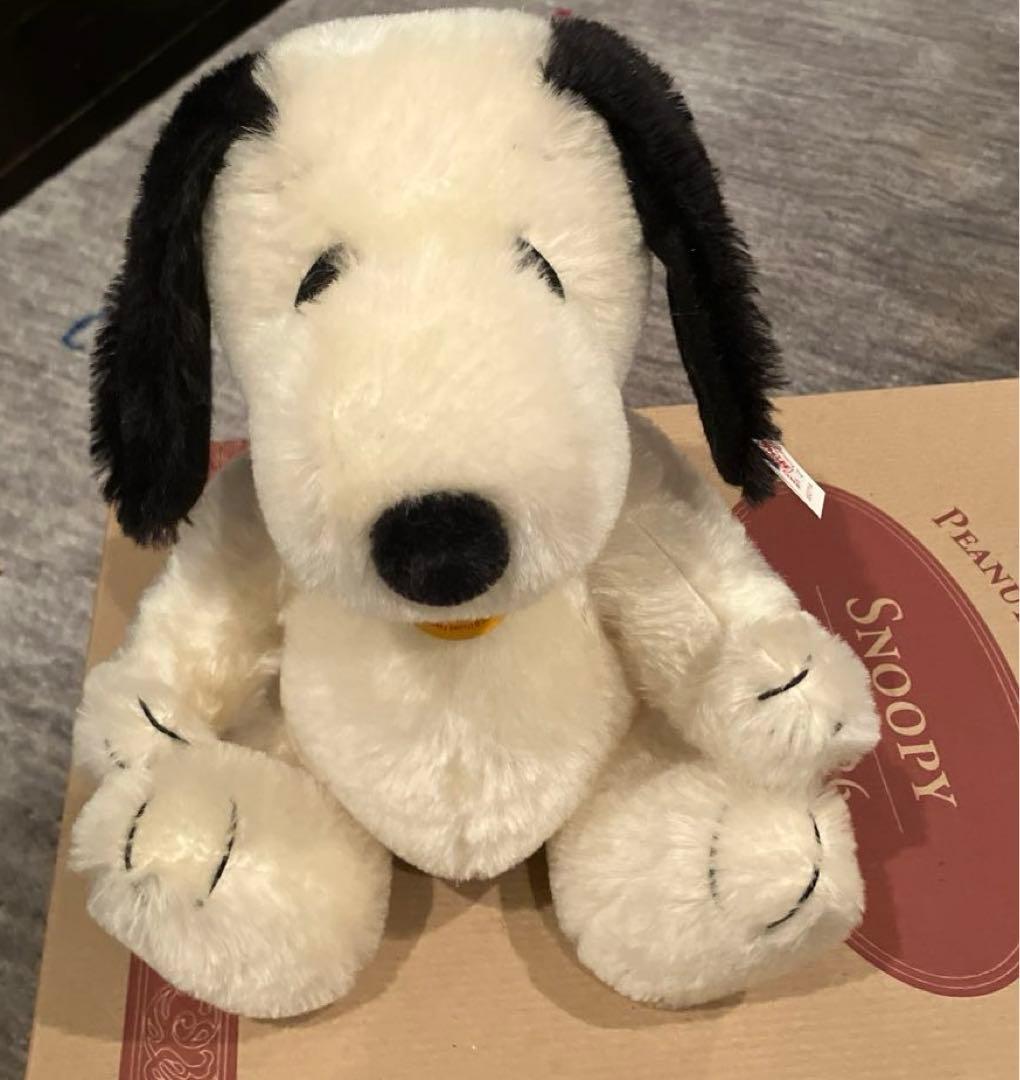 超美品✨シュタイフ✨1998年SNOOPY CREAM26✨証明書・お箱あり✨