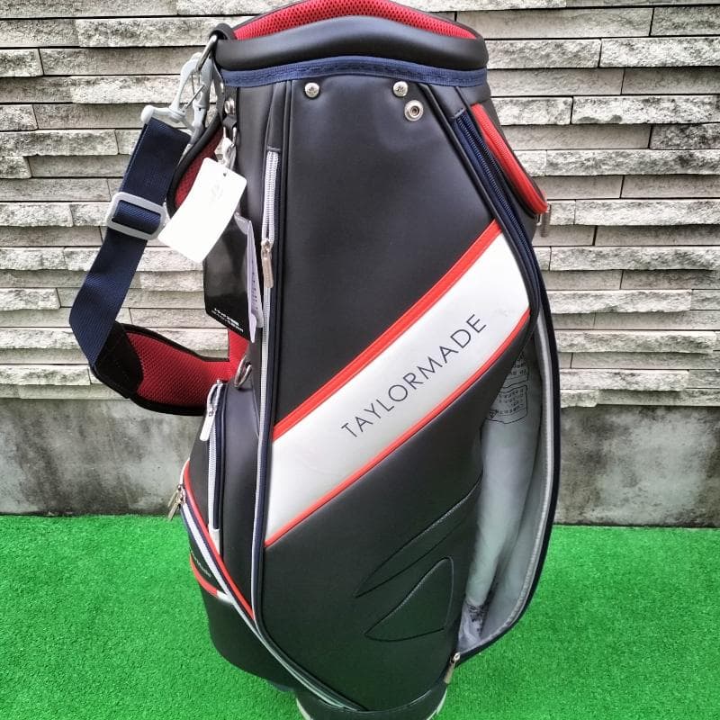 中古品 テーラーメイド メタルT キャディバッグ TD297 NAVY