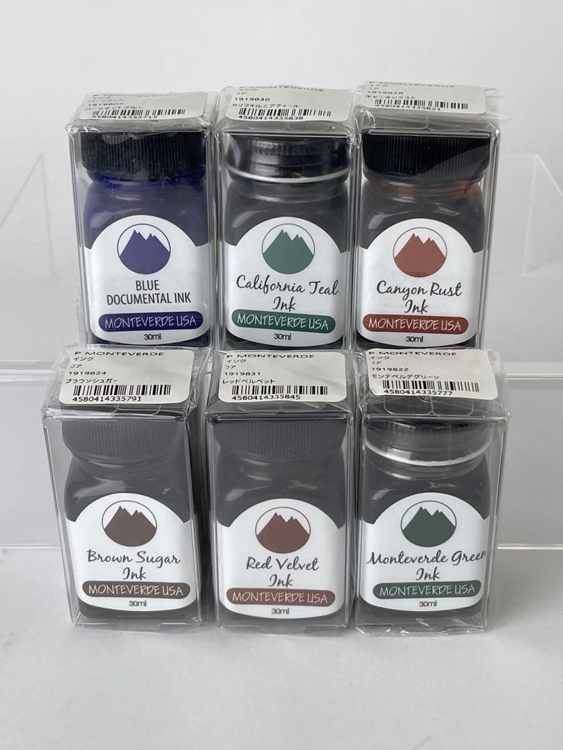 筆記具⑤ モンテベルデ 「コア」コレクション30ml 12色セット