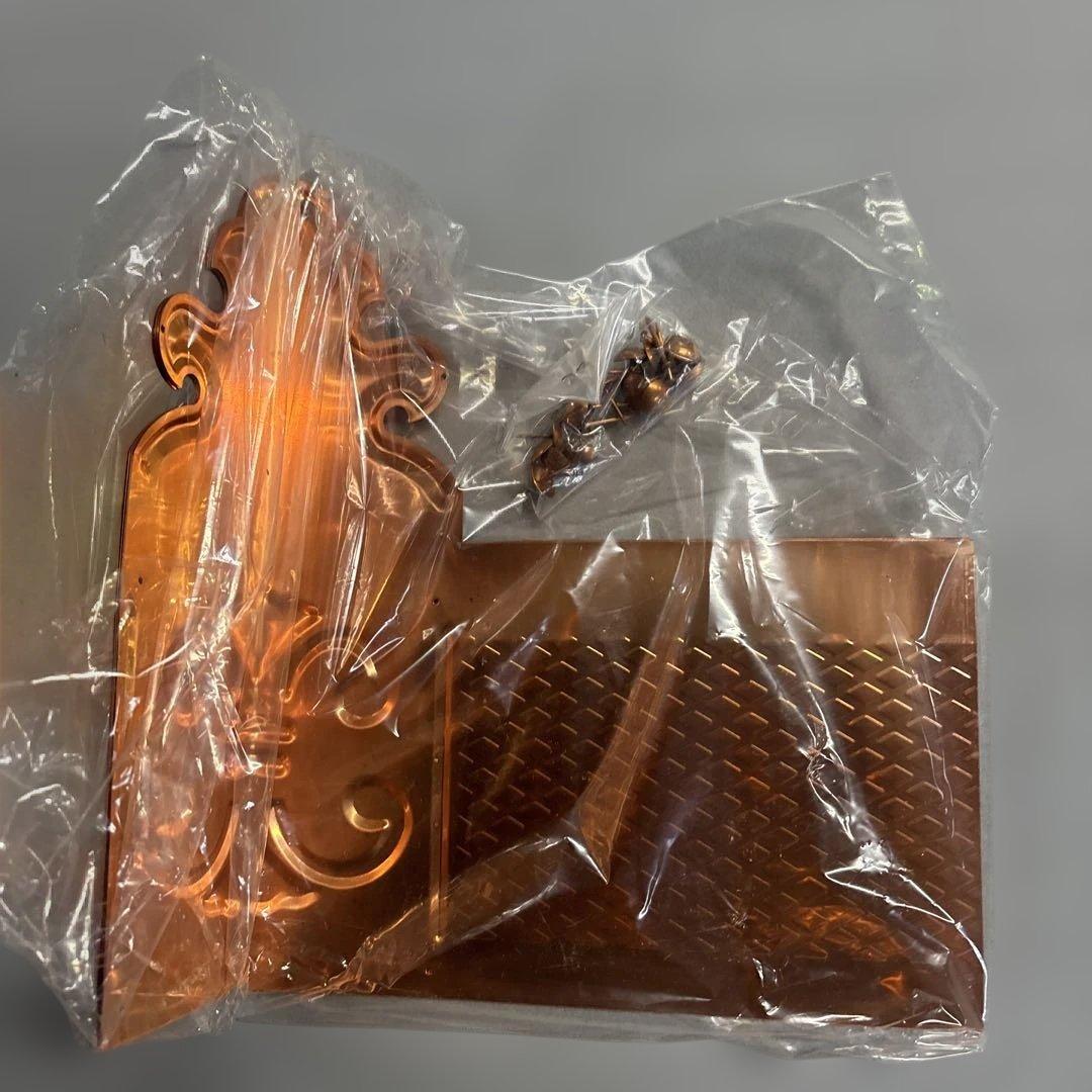 純銅製 柱巻飾り 4寸〜8寸対応 ４枚1組