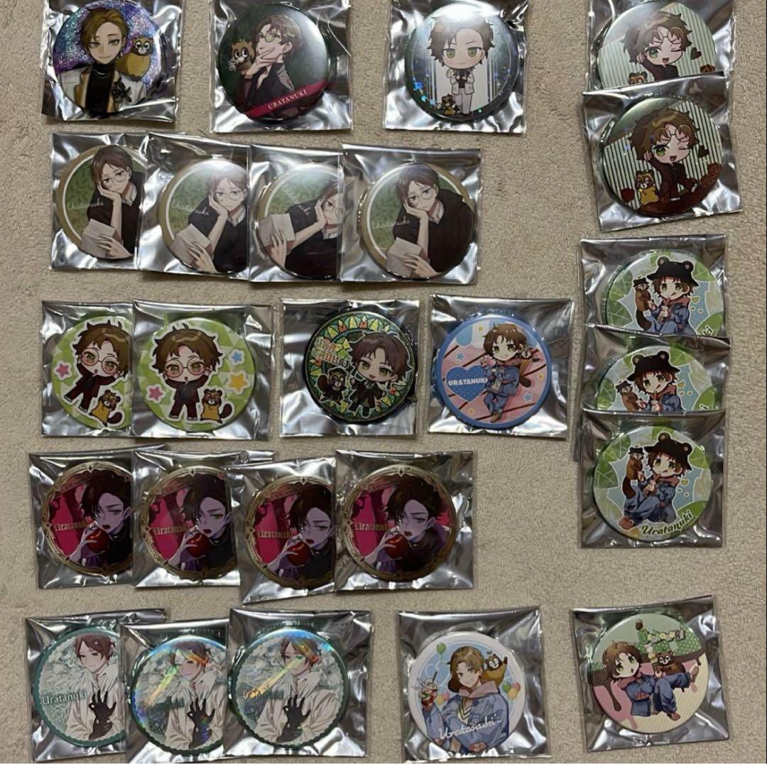 浦島坂田船 うらたぬきさん 缶バッジ・フォトカード・グッズセット