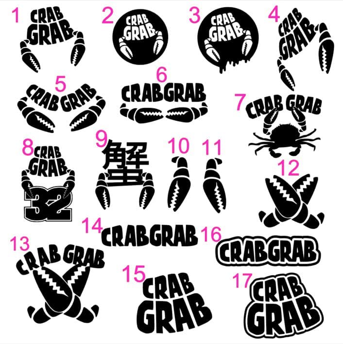 CRABGRAB クラブグラブ　ステッカー
