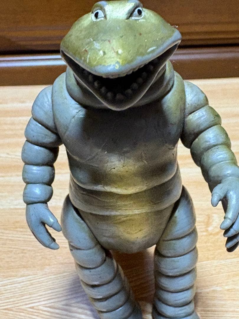 昭和レトロ43年前1983バンダイ日本製地底怪獣テレスドン ソフビ フィギュア