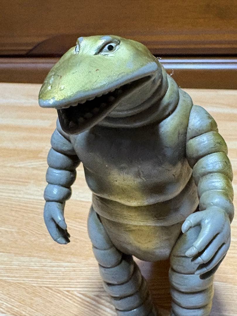 昭和レトロ43年前1983バンダイ日本製地底怪獣テレスドン ソフビ フィギュア