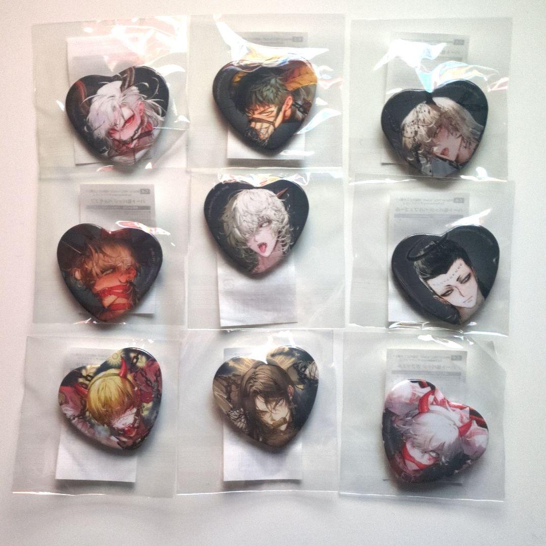 缶バッジ 9種 コンプリートセット 地獄のどこが悪い? 1周年 くじ引き堂