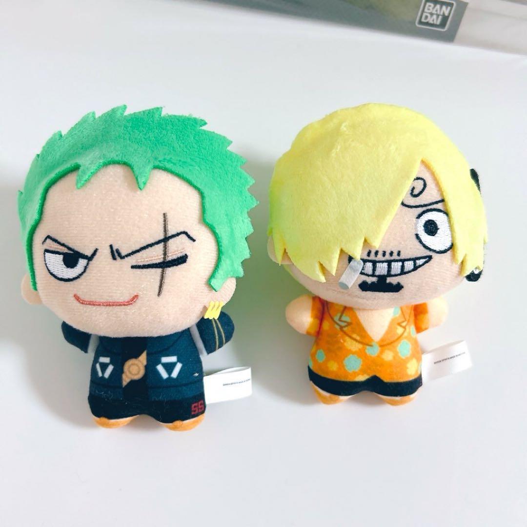 ワンピース 応募者全員サービス ゾロ サンジ ちびぐるみ 2体　エッグヘッド