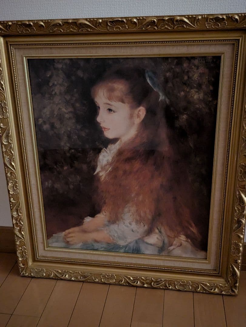 ルノワール 少女の肖像画　複製