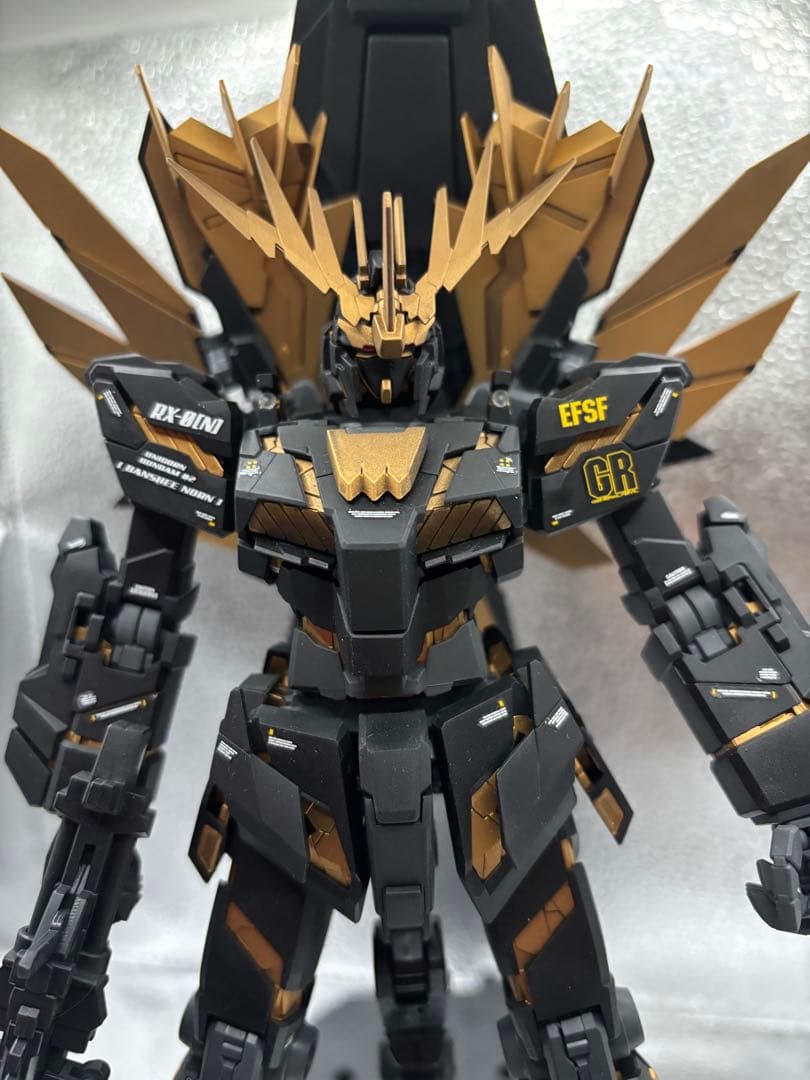 u*e様 ＭＧ 1/100 ユニコーンガンダム2号機 バンシィ・ノルン 塗装済み