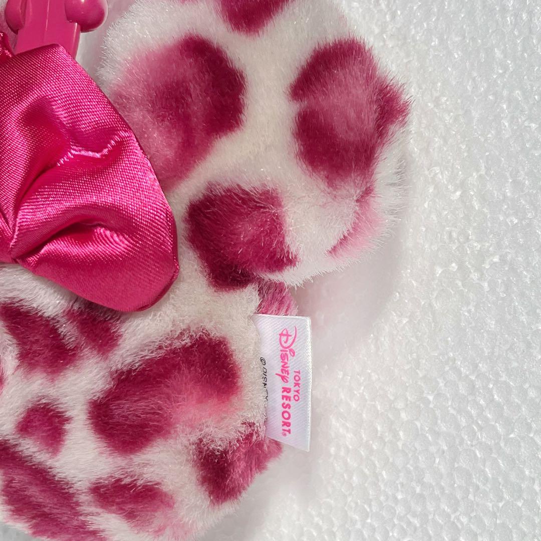 【激レア美品】ミニーピンクヒョウ柄イヤマフ　ミニパル　レオパード柄　耳あて