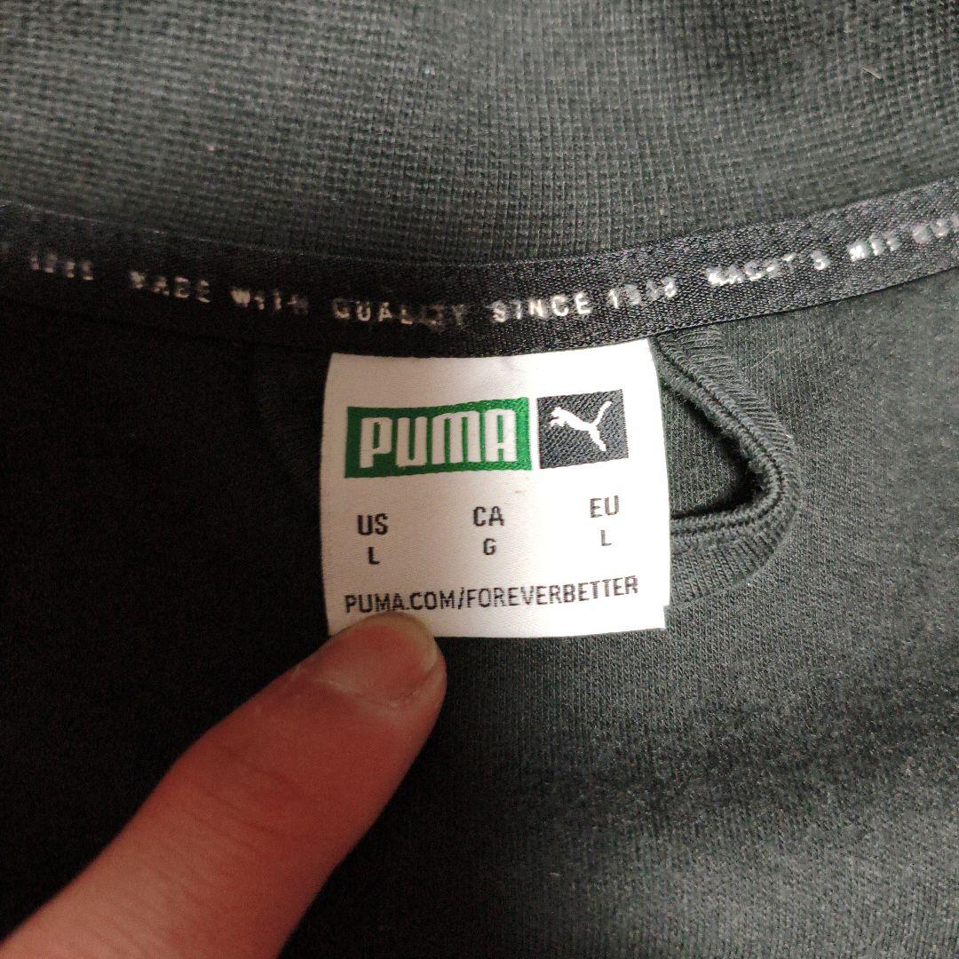 PUMA トラックジャケット ブラック/ホワイト