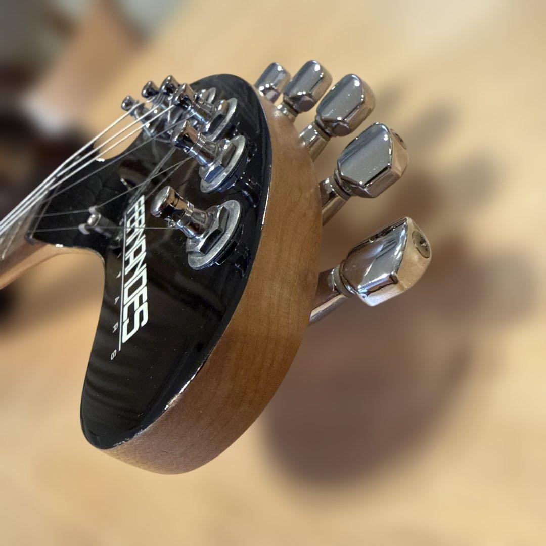 【ケース付】FERNANDES ZO-3 ブラック アンプ内蔵ギター