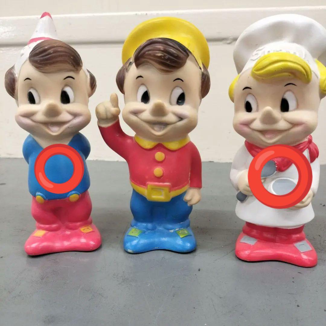 ぽん スナップ、クラックル２体セット。