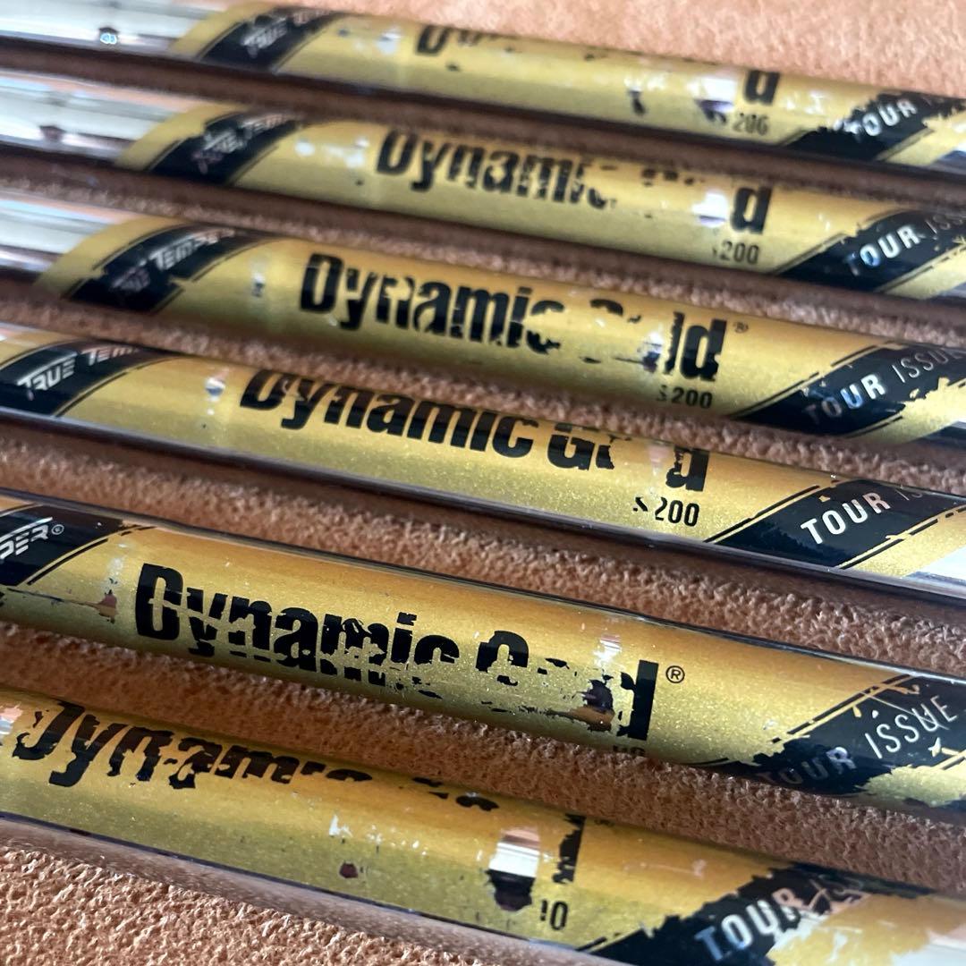 【支給品】Dynamic Gold® TOUR ISSUE S200 6本SET