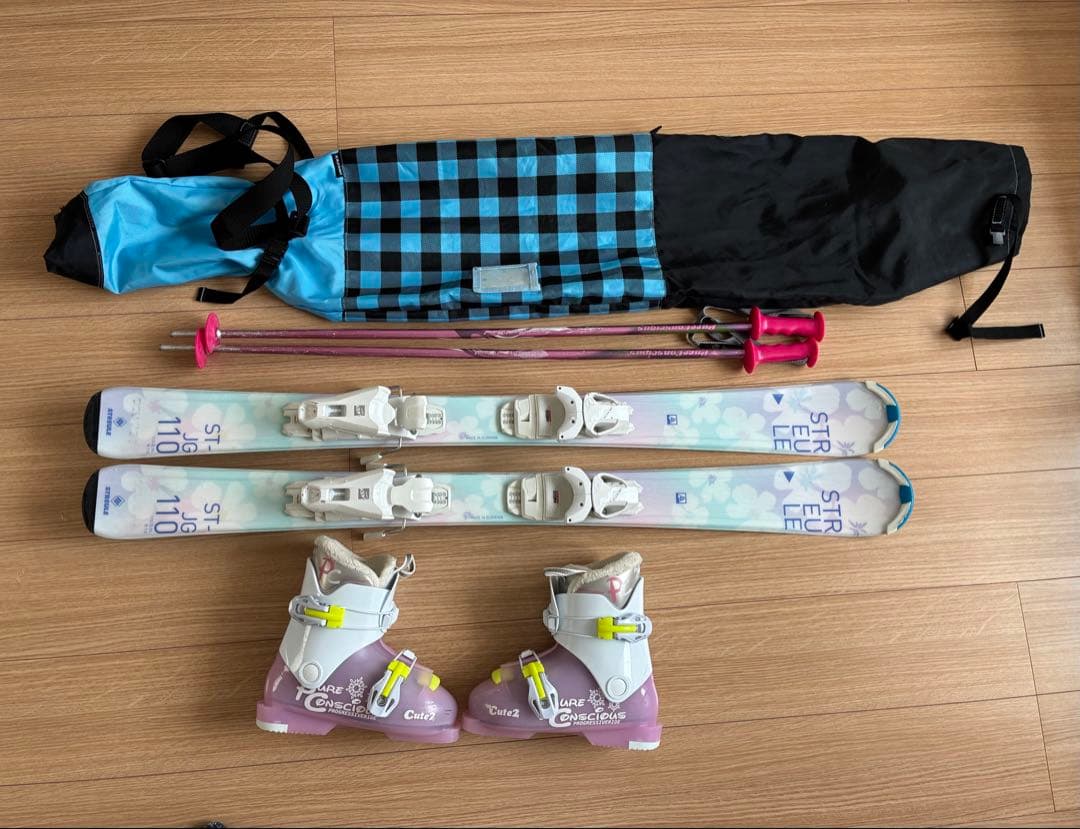 STREULE ジュニアスキー5点セット レディース 女の子 キッズ