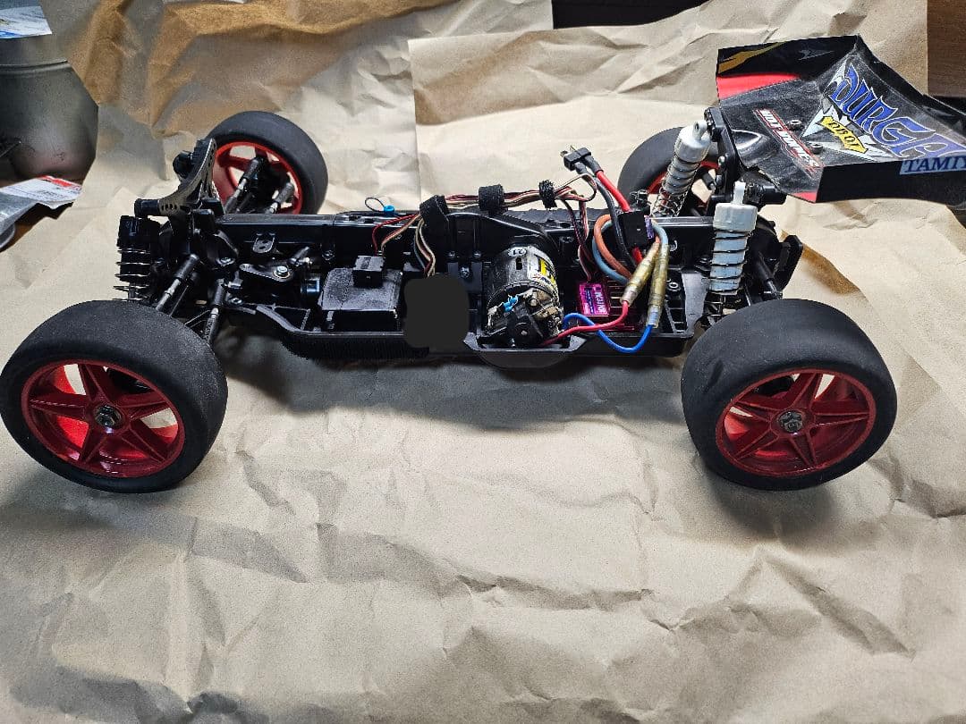 タミヤ DB01 シヤーシ ボディ メカ類付属 中古 レストア