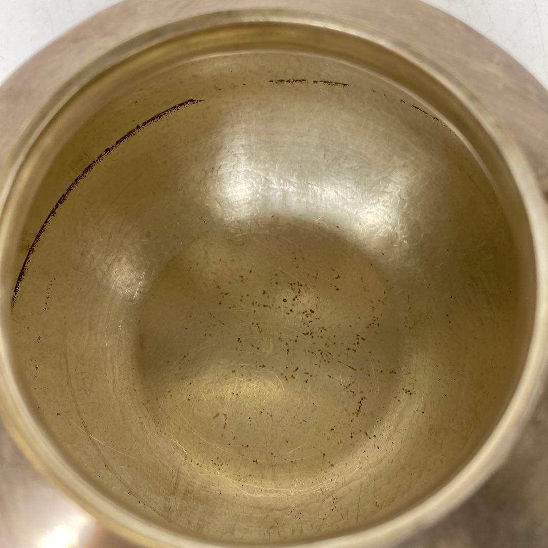 純銀刻印　槌目　銀瓶　387g トウオ　東さ7-0607☆2F