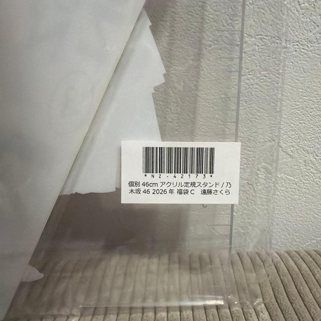 乃木坂46 遠藤さくら アクリル定規スタンド