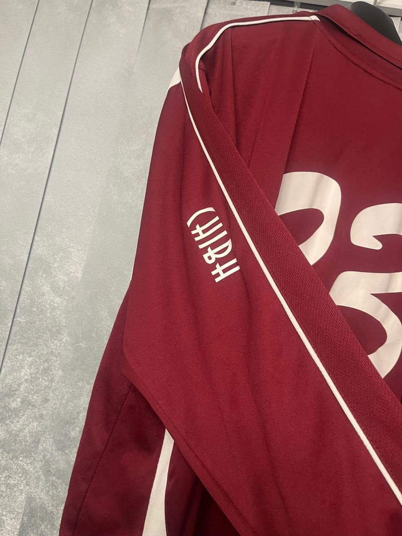 習志野高校　サッカー部　長袖シャツ　Oサイズ