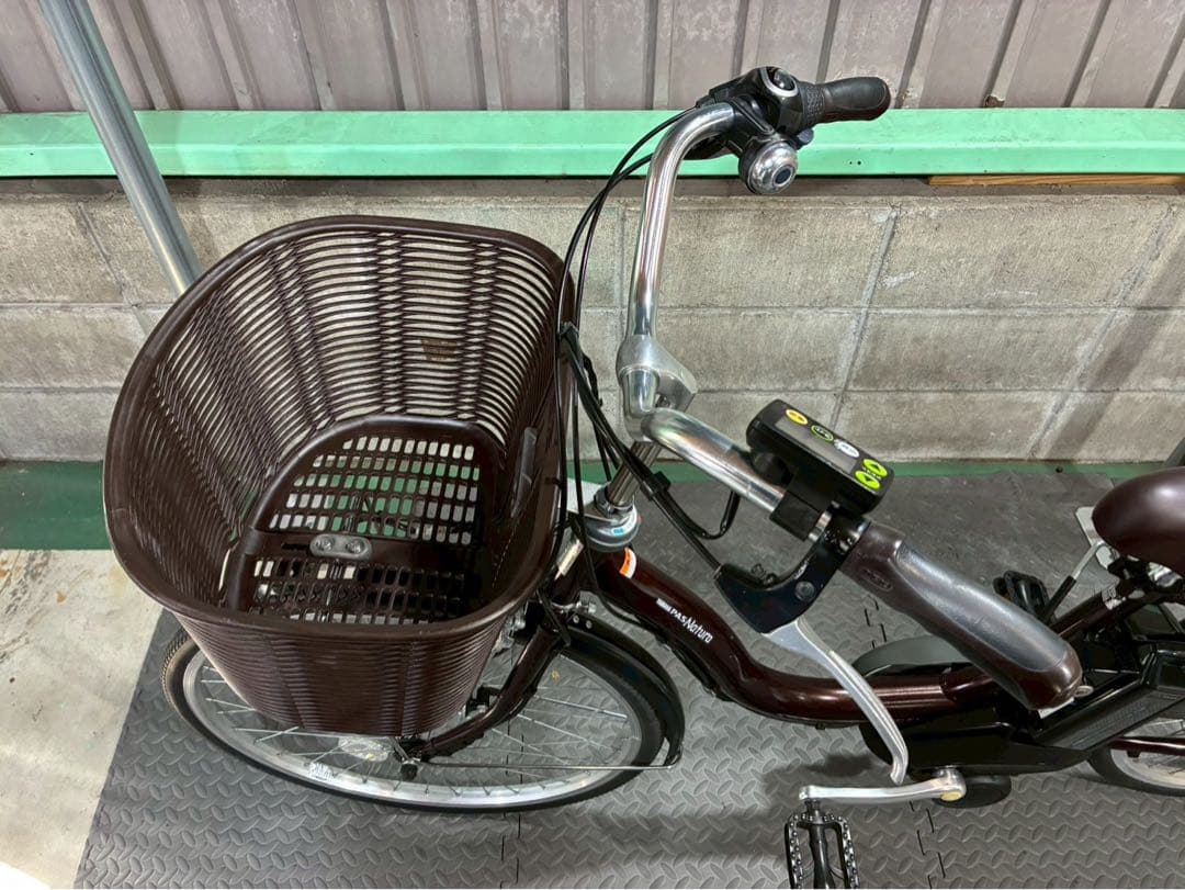 №8608電動自転車 ヤマハ パスナチュラ 26インチ✨良品バッテリー✨