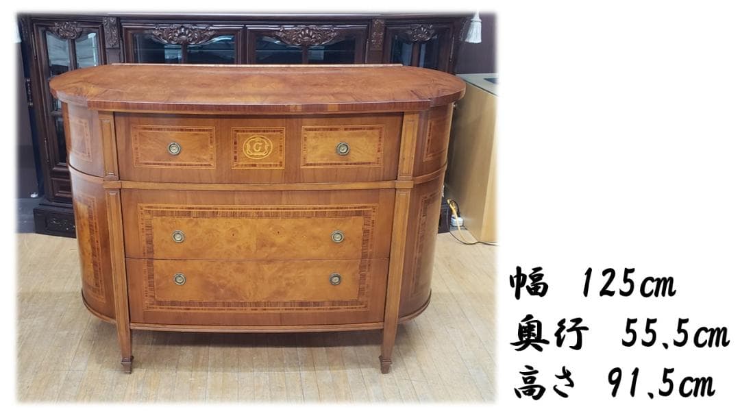 H17　CARPANELLI アンティーク　イタリア製 チェストドレッサー