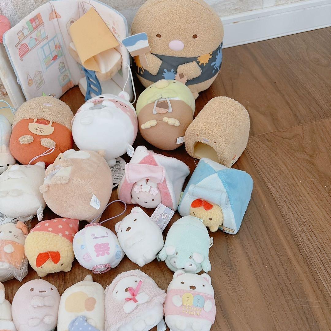 すみっこぐらし　てのりぬいぐるみ　まとめ売り 計40点
